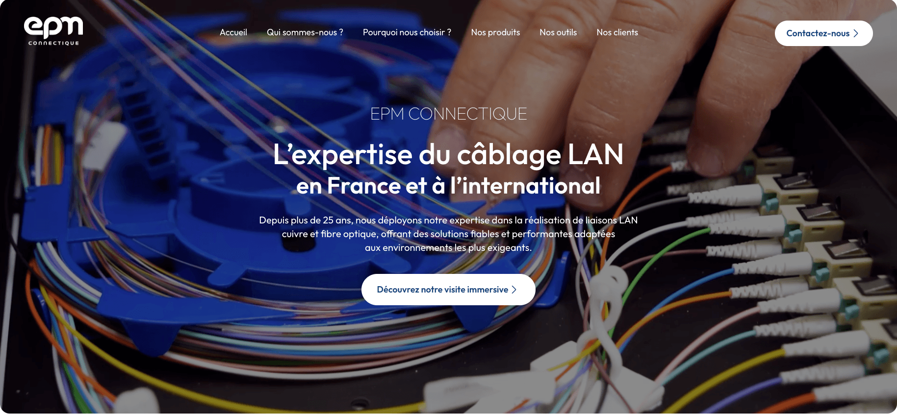 EPM Connectique, l'expertise du câblage LAN en France et à l'international